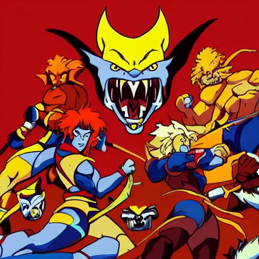 Image similar to thundercats battle