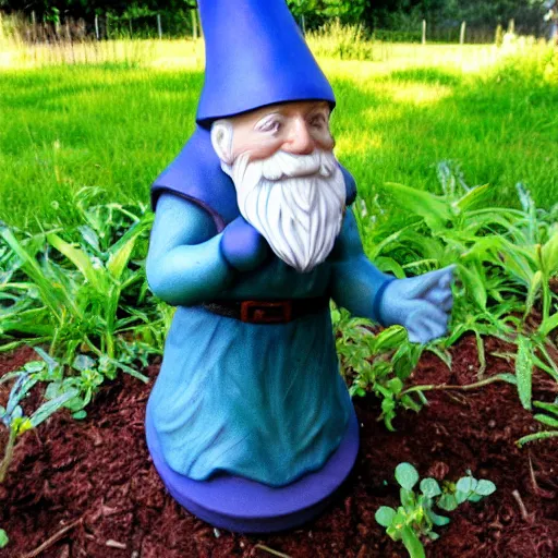 Prompt: neo, the garden gnome