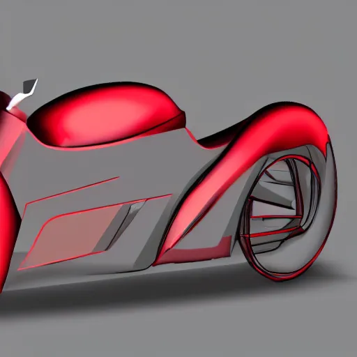 Prompt: drawing of next Gen prototype concept innovative award winning red motorcycle, minimalism, Japanese engineering, blade runner style, 3d