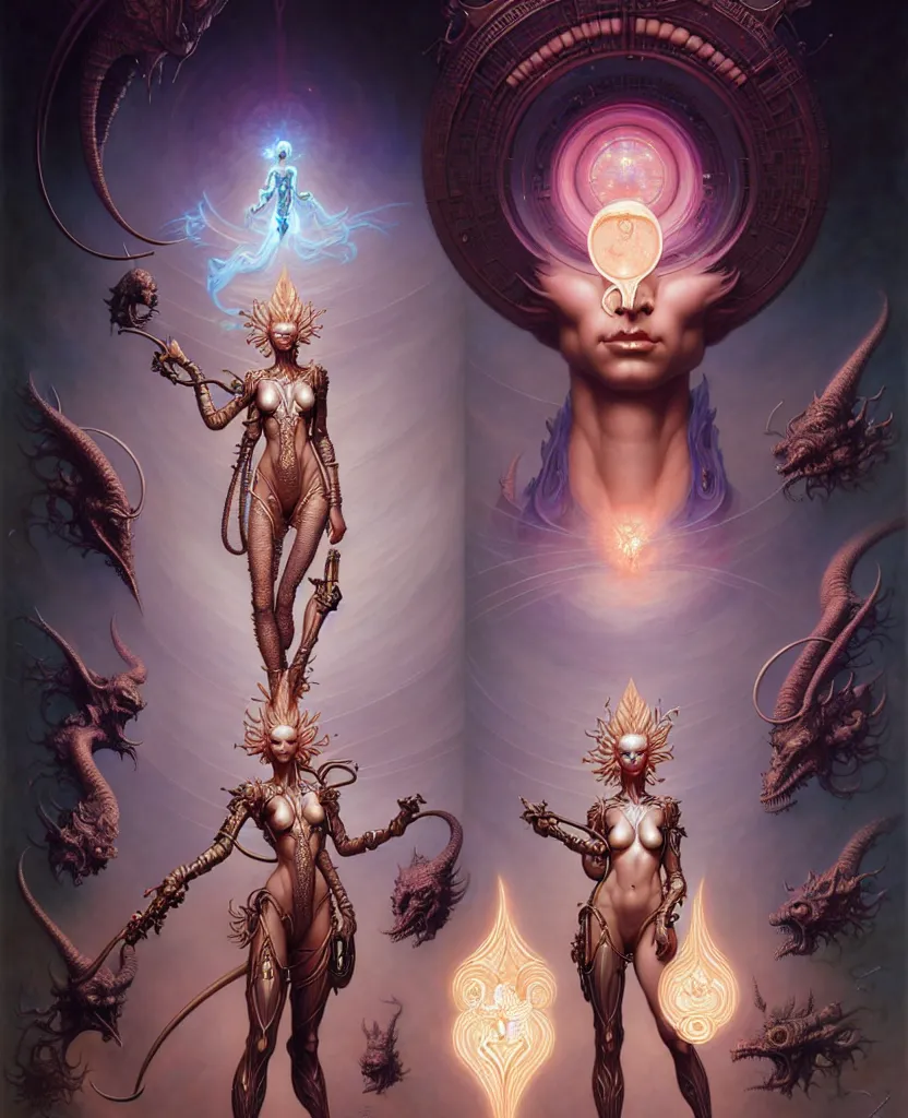 Image similar to beautiful saggitarius fantasy character portrait, ultra realistic, wide angle, intricate details, the fifth element artifacts, highly detailed by peter mohrbacher, hajime sorayama, wayne barlowe, boris vallejo, aaron horkey, gaston bussiere, craig mullins