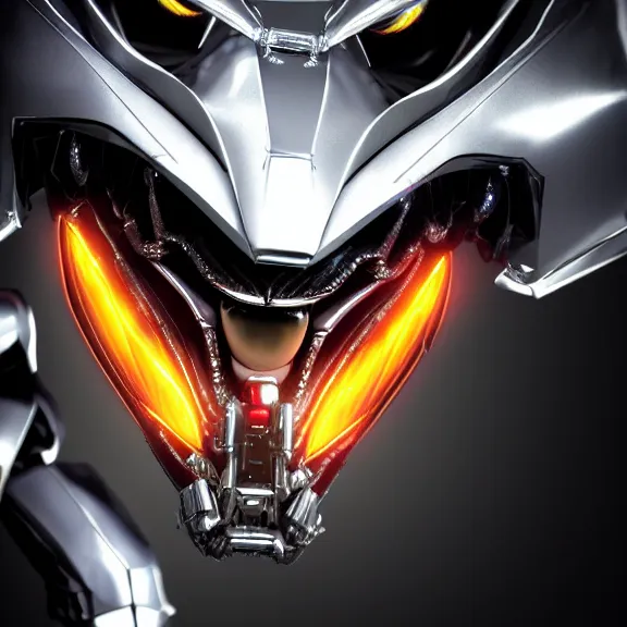 Image similar to close up detailed mawshot of a perfect elegant beautiful stunning anthropomorphic hot robot mecha female dragon, with sleek silver metal armor, glowing OLED visor, looking the camera, eating camera pov, open dragon maw being highly detailed and hot and humid and living, pov camera looking into the maw, food pov, micro pov, prey pov, vore, dragon vore, digital art, pov furry art, anthro art, furry, warframe art, high quality, 8k 3D realistic, dragon mawshot art, maw art, macro art, micro art, dragon art, Furaffinity, Deviantart, Eka's Portal, G6