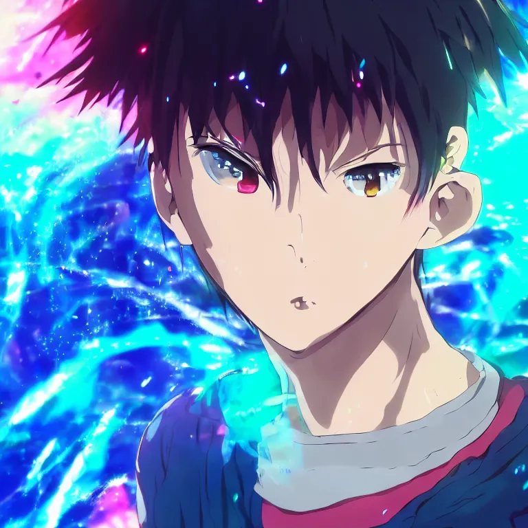 Prompt: an anime protagonist been punched in the face, deep rich colors, 8 k, award winning, blur, cinematic, neon, cyberwave, cynthwave, hayao miyazaki, makoto shinkai and ilya kuvahinov