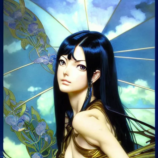 highly detailed vfx portrait of nico robin by eiichiro