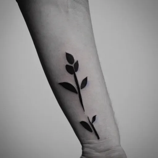 Prompt: handpoke tattoo of a black and white children's drawing, stick poke, lineart