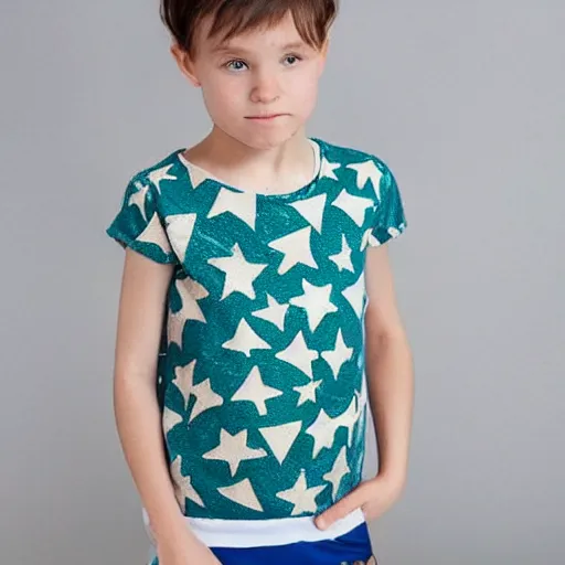 Image similar to milktank texture print fashion kids clothing