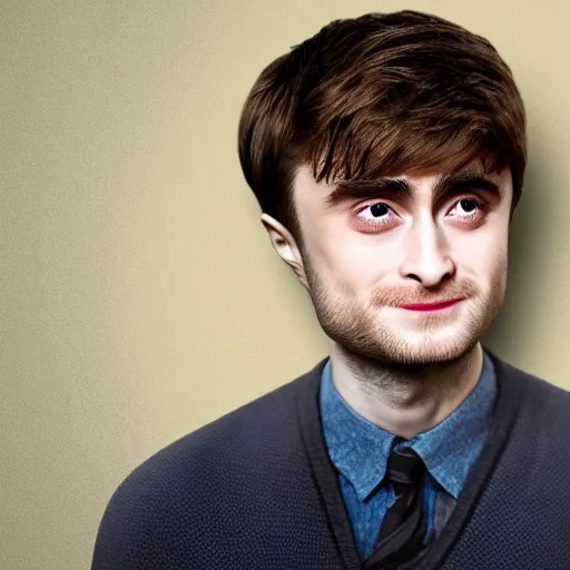 Image similar to photo of a banana looking like daniel radcliffe, 8 k