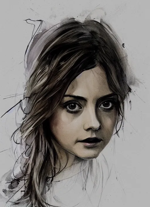 Image similar to jenna coleman by agnes cecile