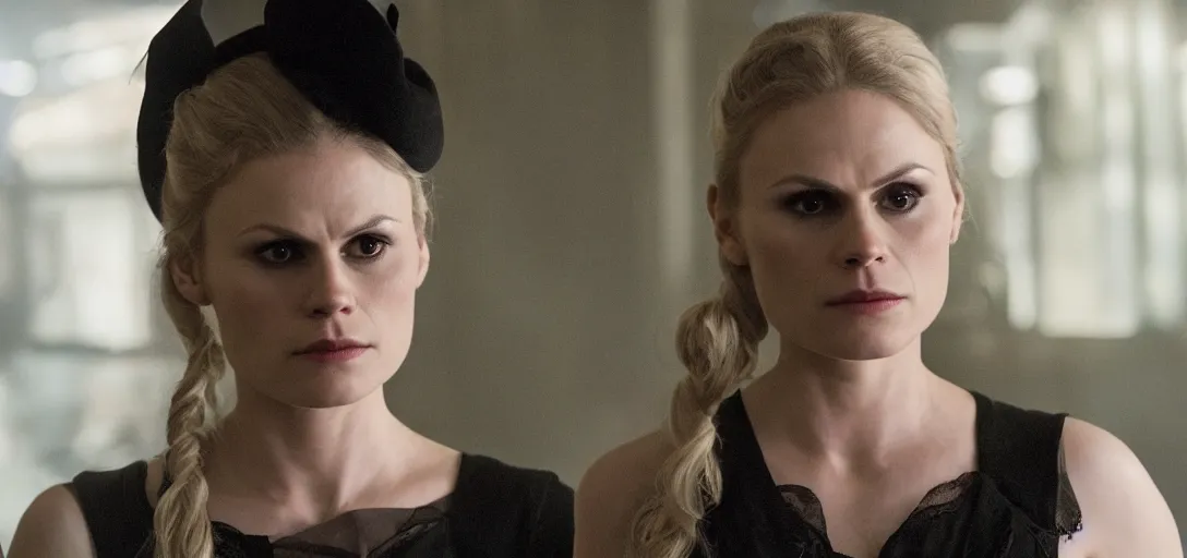 Image similar to a still of Anna Paquin as Dolores in Westworld tv series