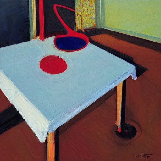 Image similar to The Queen\'s Table by Wayne Thiebaud