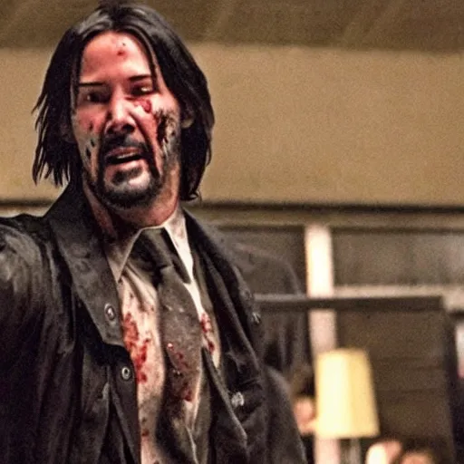 Image similar to keanu reeves zombie