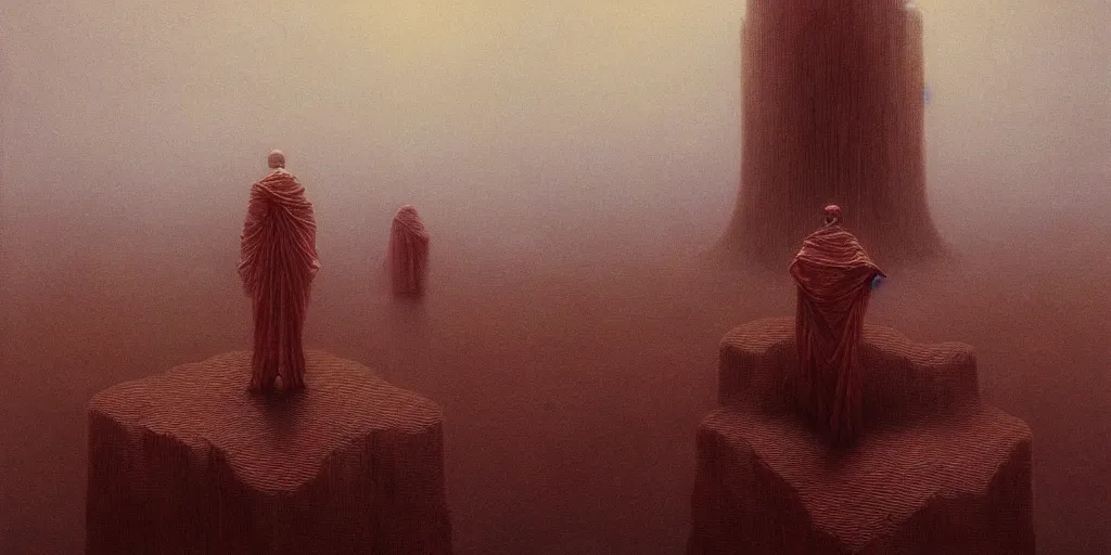 Prompt: system of the world, insightful illustration of a philosophical concept by beksinski and cgsociety, hyperdetailed crisp render, trending on artstation