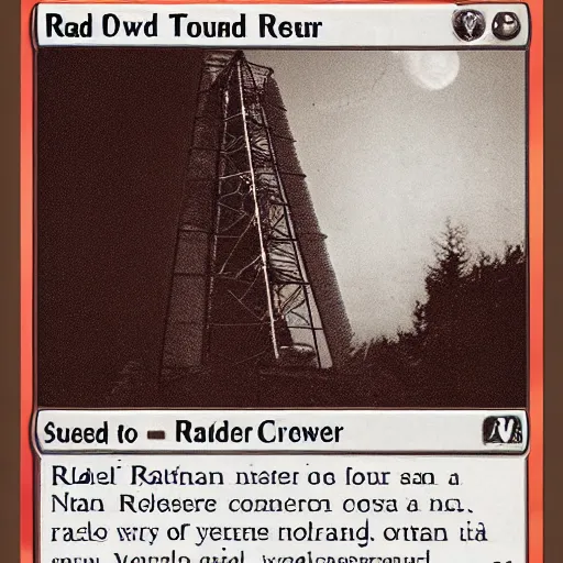 Image similar to radio tower creature