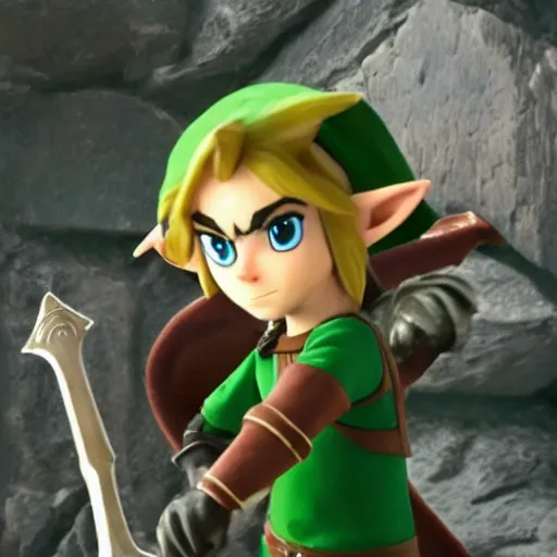 Image similar to link from the legend of zelda in thr harry potter universe, 8 k