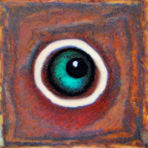 Prompt: square eyeball