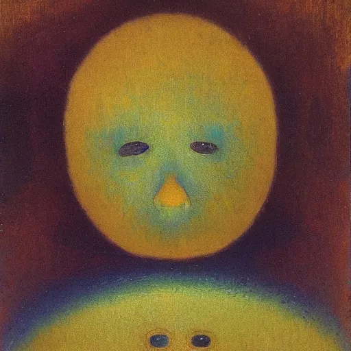 Prompt: !!!pareidolia!!! by Odilon Redon