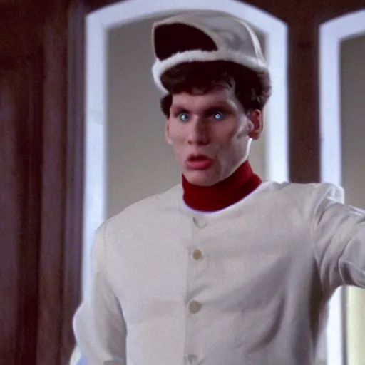 Image similar to Live Action Still of Jerma in Animal House, real life, hyperrealistic, ultra realistic, realistic, highly detailed, epic, HD quality, 8k resolution, body and headshot, film still