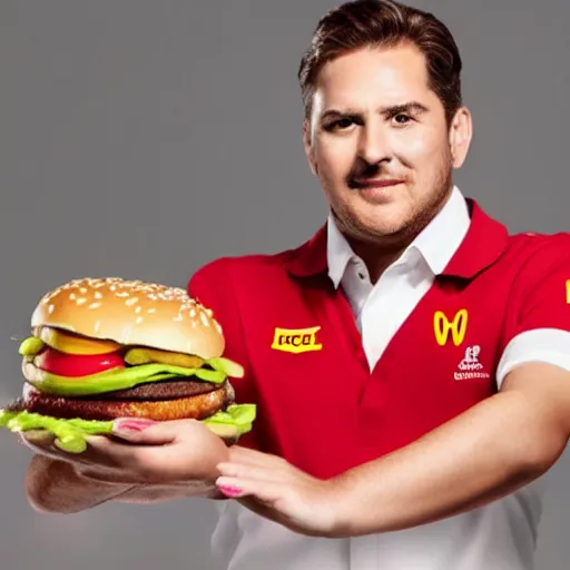 Image similar to a promotional photograph for the new ‘McDonald’s Player’