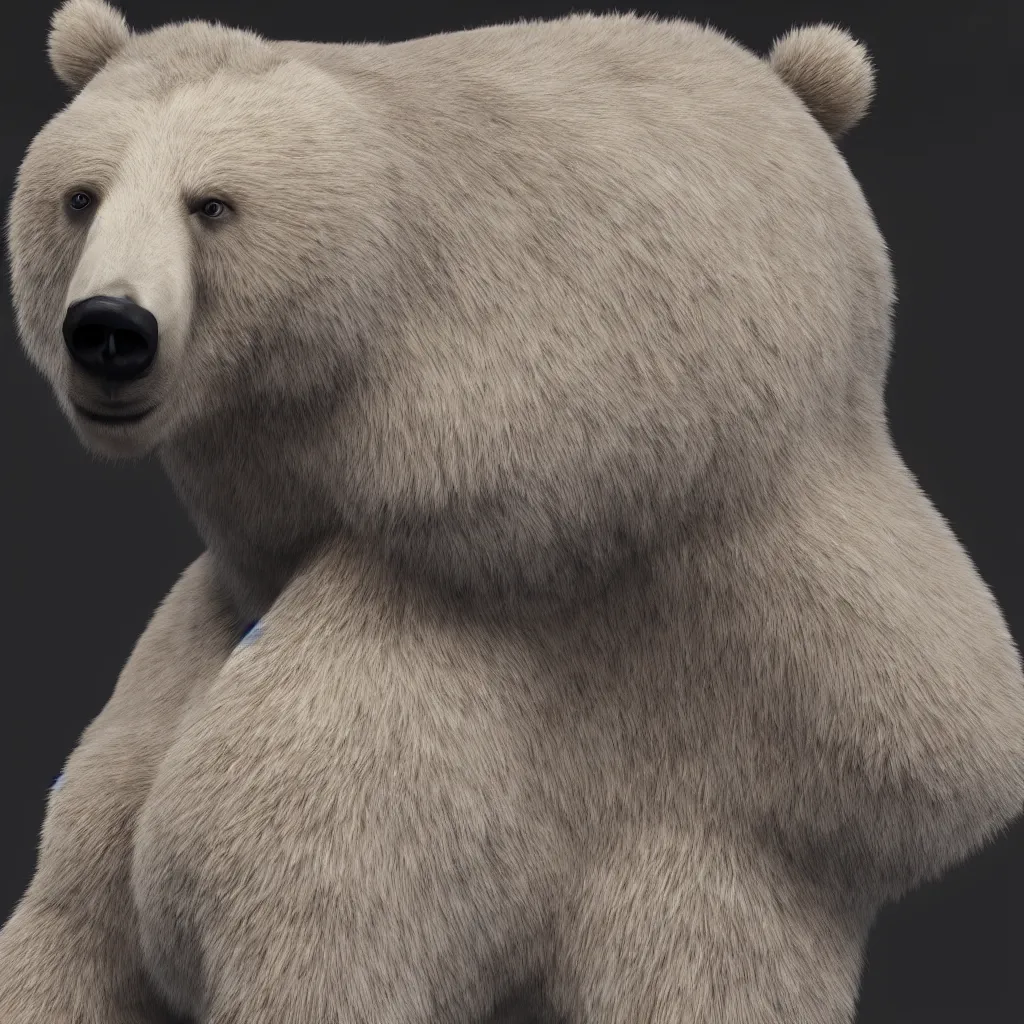 Image similar to 4k, bear fur, Unreal Engine 5, Lumen, Nanite, epic, octane rendered