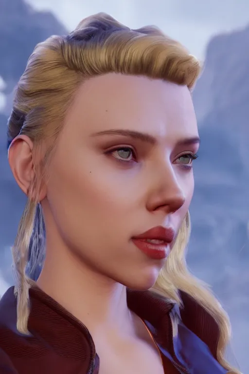 Prompt: Scarlett Johansson in Unreal Engine 5