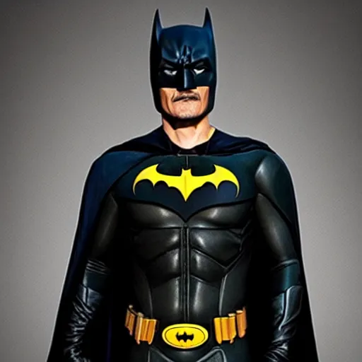 Image similar to pedro pascal as batman