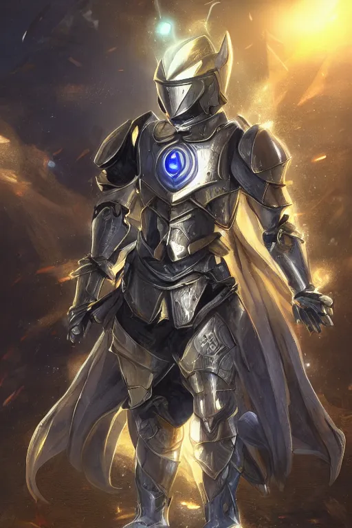 Image similar to helmet armor guardian destiny in witch queen illumination ray tracing hdr fanart arstation by sung choi robot ninja mask and eric pfeiffer and gabriel garza and casper konefal