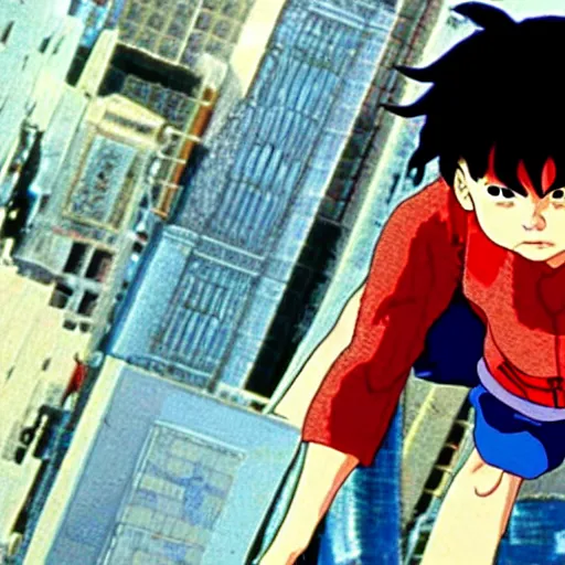 Prompt: scenes from live action japanese animation, akira