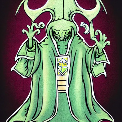 Image similar to pope cthulhu