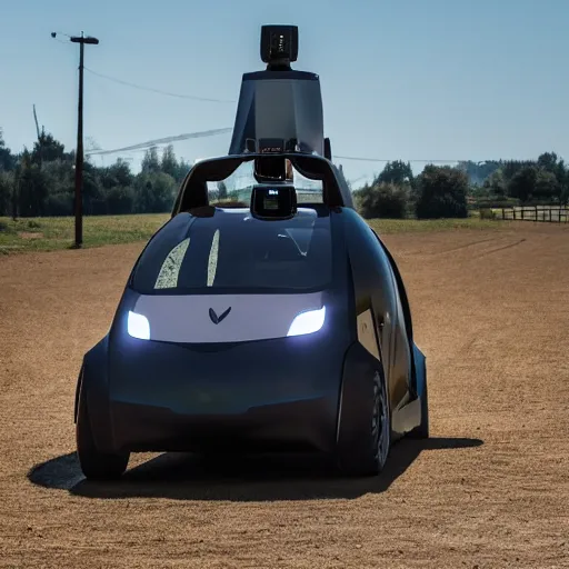 Image similar to a level 5 fully autonomous self driving horse