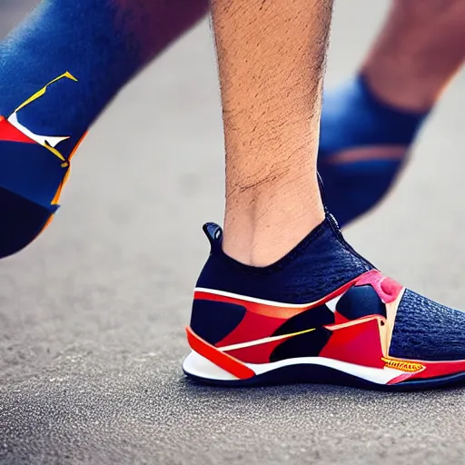 Image similar to Aerodynamic sports shoes Inspired by Pokemon Zapdos , inspired by nature