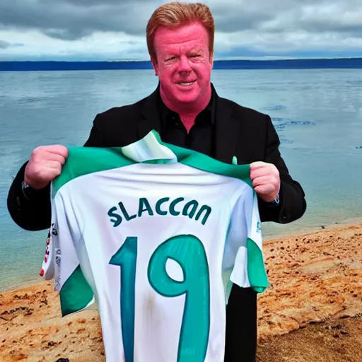 Image similar to steve mclaren with an island on his head