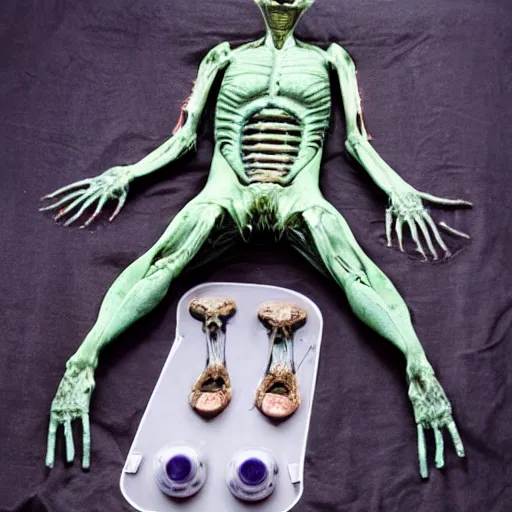 Prompt: alien autopsy