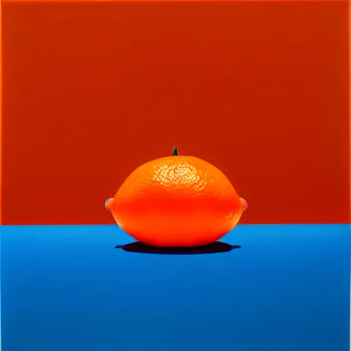 Prompt: orange fruit by shusei nagaoka, kaws, david rudnick, airbrush on canvas, pastell colours, cell shaded, 8 k