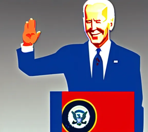 Prompt: Box Art of Super Joe Biden for the N64