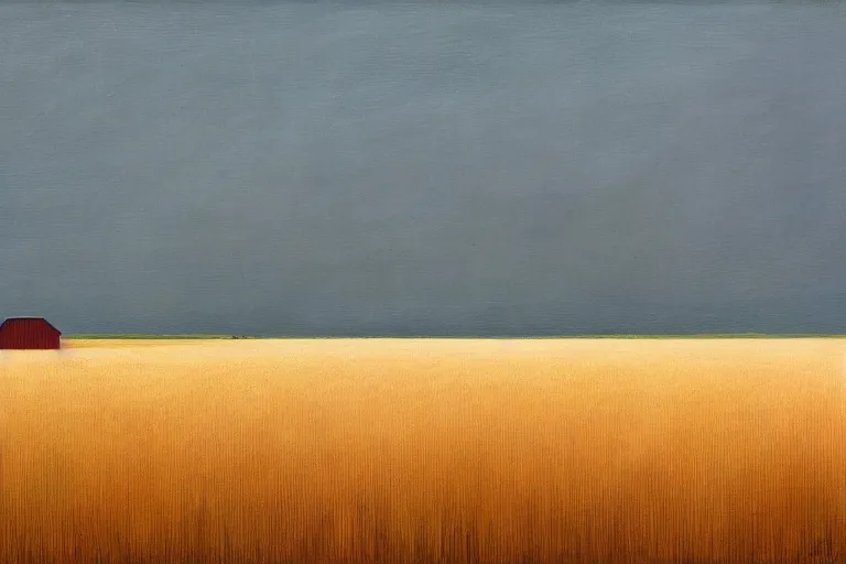 Image similar to a wheat field with barn artwork by tim eitel