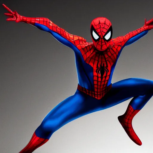 Image similar to Spiderman as electro