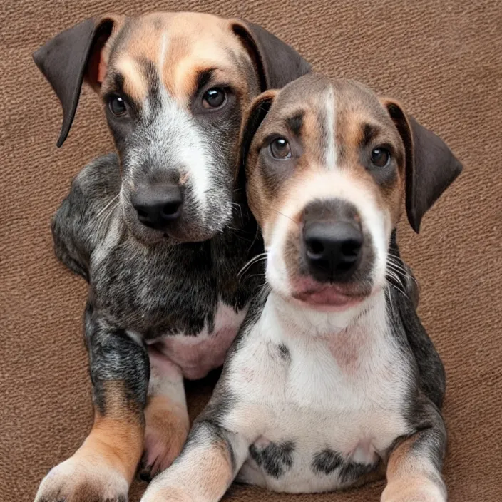 Image similar to cute plott hound puppies calico critter, detailed product photo