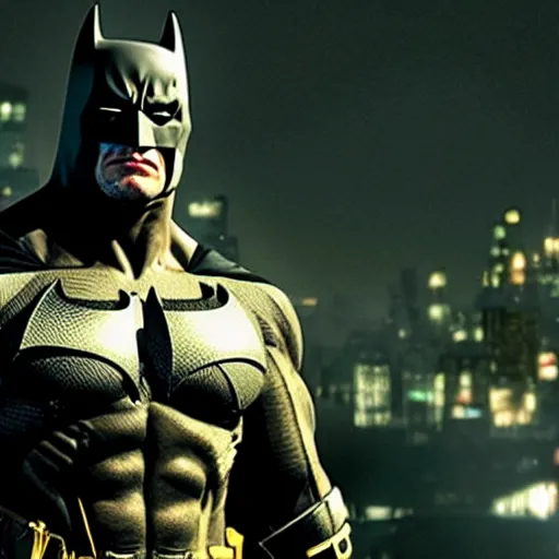 Prompt: Dwayne Johnson as Batman 4K quality