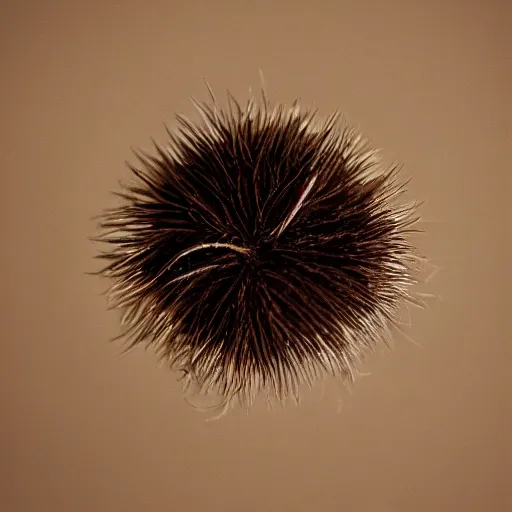 Image similar to portrait photo of an exotic seed, macro, studio, neutral tones