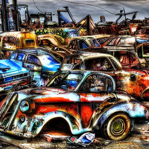 Image similar to Junkyard by Arman