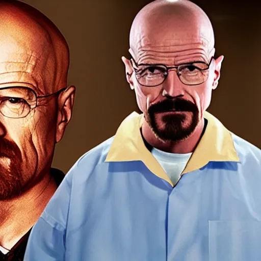 Image similar to Walter White, Burger king manager, 4k