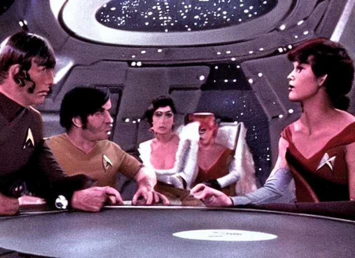 Image similar to scene from the 1 9 1 2 science fiction film star trek ii : the wrath of khan