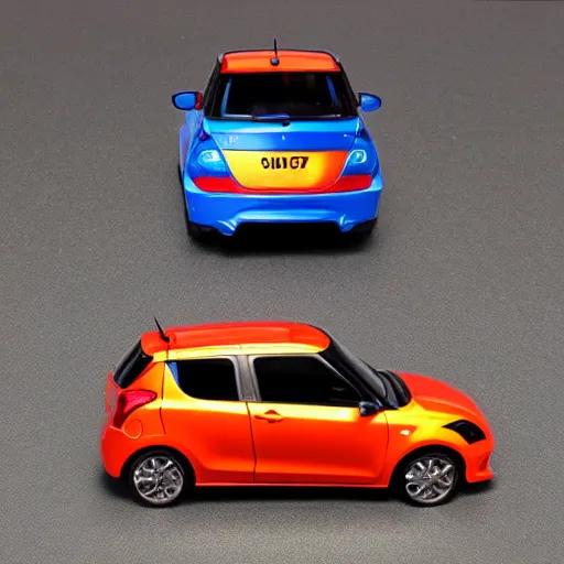 Image similar to Suzuki Swift Sport, 1/24 Scale Model Boxart, high detail, 8k UHD,