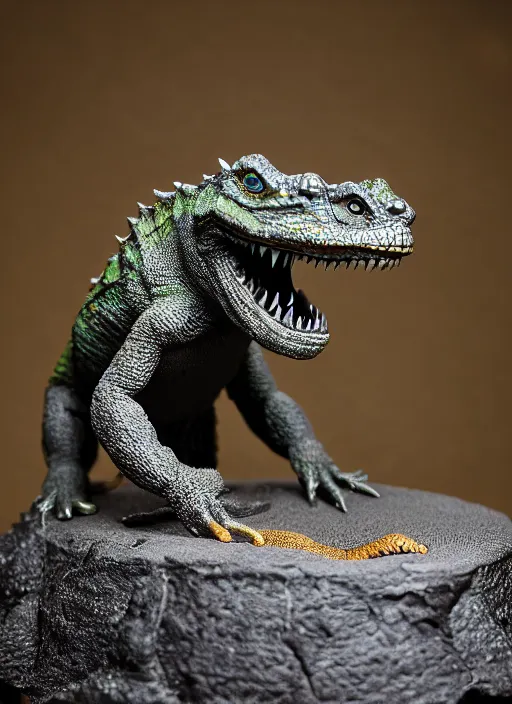 Prompt: 80mm resin detailed miniature of a Reptiles monster, Product Introduction Photos, 4K, Full body