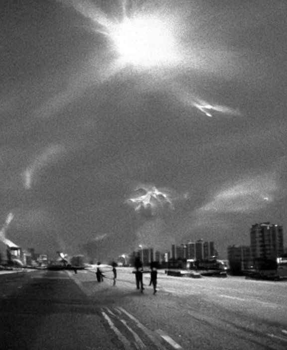 Image similar to Pulgasari the North Korean starfish monster destroying Pyongyang city, volumetric lighting, filmstill, produced by Kim Jong-il, Kodachrome, kaiju-eiga, monster movie, communist propaganda, film noir, 35mm film grain, Cooke Varotal 20-100mm T3.1, in the style of Ishirō Honda and Stanley Kubrick