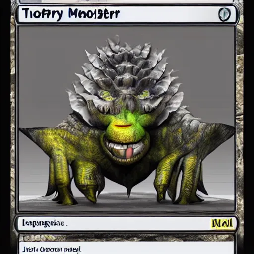 Prompt: trophy monster