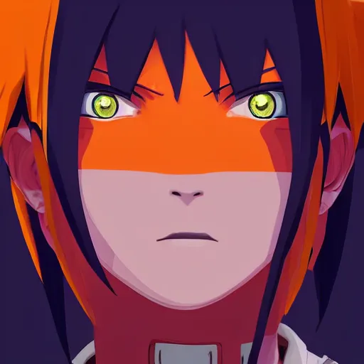 Image similar to face icon stylized minimalist naruto, loftis, cory behance hd by jesper ejsing, by rhads, makoto shinkai and lois van baarle, ilya kuvshinov, rossdraws global illumination