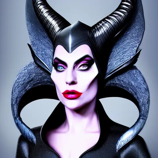 Image similar to Lady Gaga as real life Maleficent, fantasy, artstation, 8k resolution