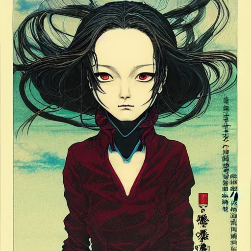 Image similar to prompt : portrait of rogue painted in miyazaki color style drawn by katsuhiro otomo and takato yamamoto, inspired by fables, china doll face, smooth face feature, intricate oil painting, high detail, sharp high detail, manga and anime 2 0 0 0