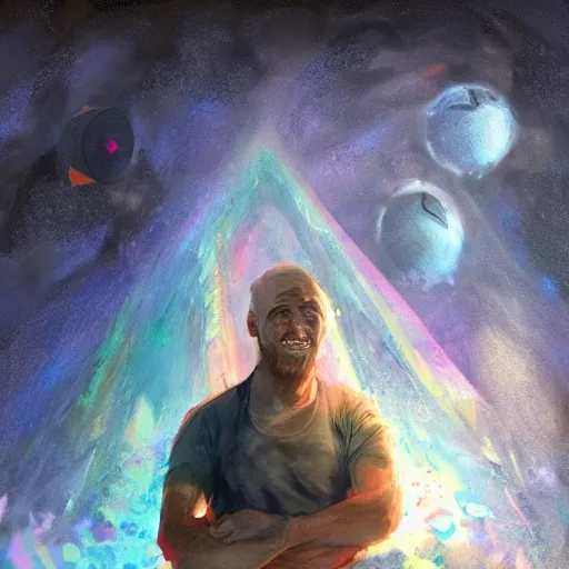 Image similar to the last selfie on earth, trending on artstation,