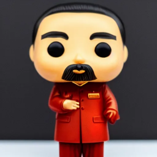 Image similar to “ very very intricate photorealistic photo of a chairman mao funko pop on a white background, award - winning details ”